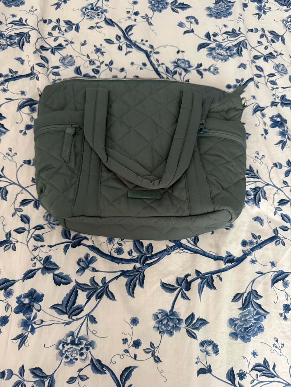 Vera Bradley small multi strap tote crossbody performance twill in Sage Green